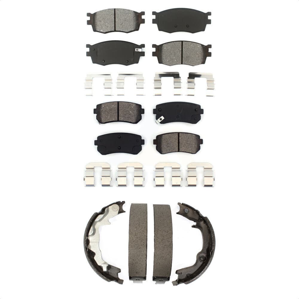Transit Auto - KSN-100754 - Front and Rear Disc Brake Pad Kits image 1