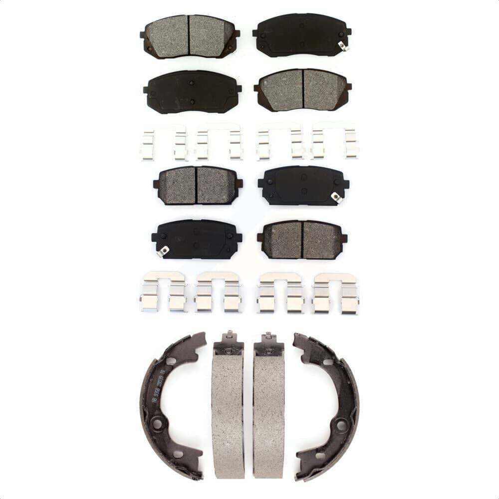 Transit Auto - KSN-100787 - Front and Rear Disc Brake Pad Kits image 1