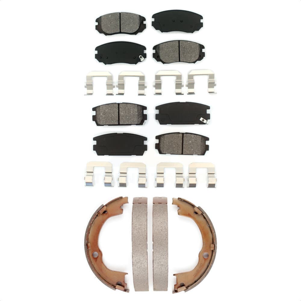 Transit Auto - KSN-100837 - Front and Rear Disc Brake Pad Kits image 1
