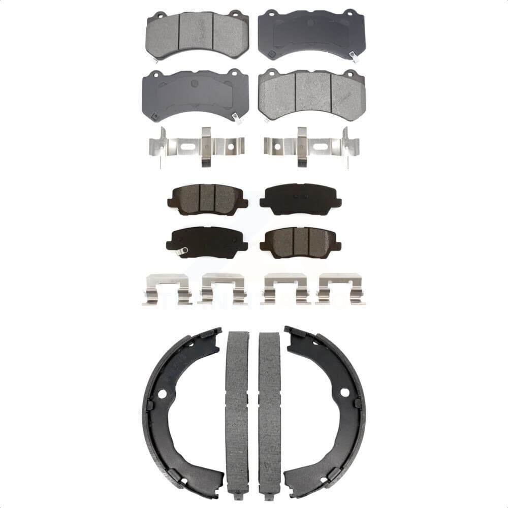 Transit Auto - KSN-100935 - Front and Rear Disc Brake Pad Kits image 1