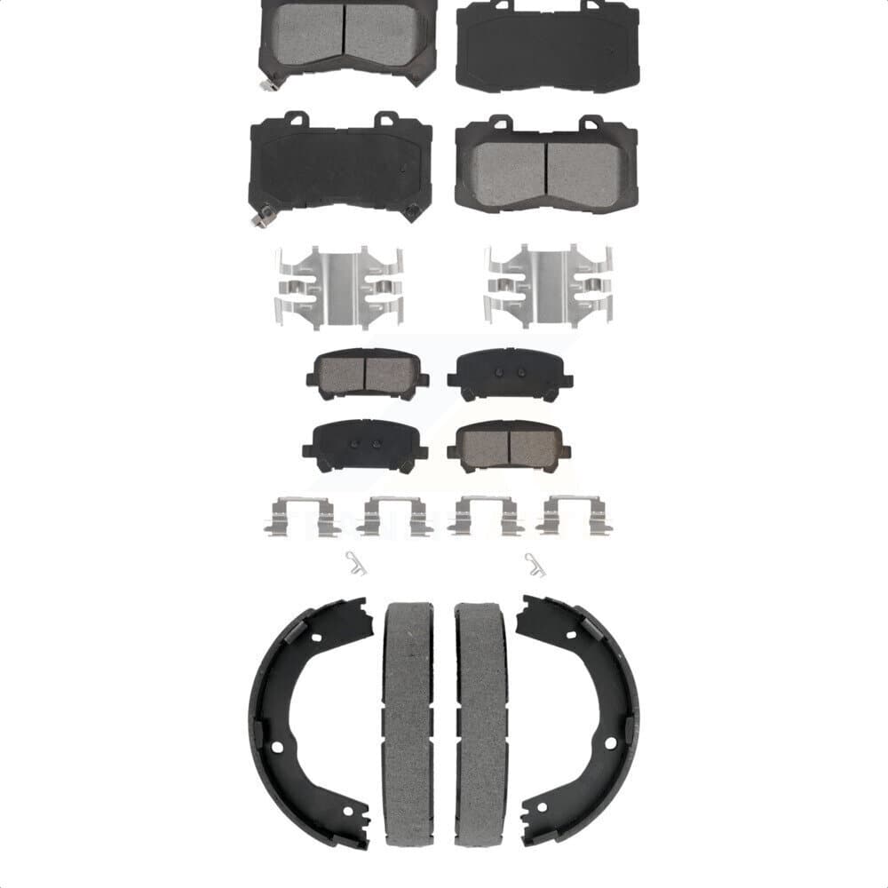 Transit Auto - KSN-100959 - Front and Rear Disc Brake Pad Kits image 1