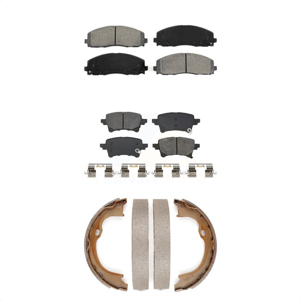 Transit Auto - KSN-100976 - Front and Rear Disc Brake Pad Kits image 1