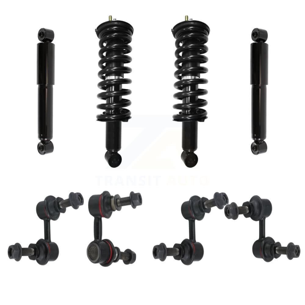 Transit Auto - KSS-107668 - Front and Rear Suspension Strut and Coil Spring Assembly Kits image 1