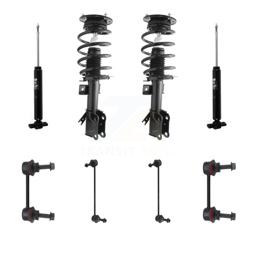 Transit Auto - KSS-107673 - Front and Rear Suspension Strut and Coil Spring Assembly Kits image 1