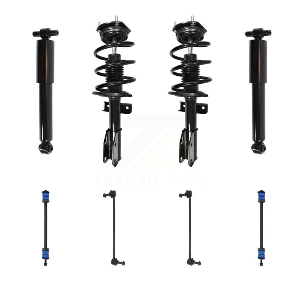 Transit Auto - KSS-107678 - Front and Rear Suspension Strut and Coil Spring Assembly Kits image 1