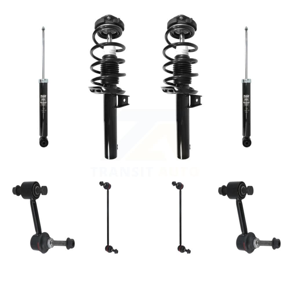 Transit Auto - KSS-107680 - Front and Rear Suspension Strut and Coil Spring Assembly Kits image 1