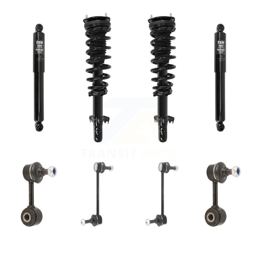 Transit Auto - KSS-107696 - Front and Rear Suspension Strut and Coil Spring Assembly Kits image 1