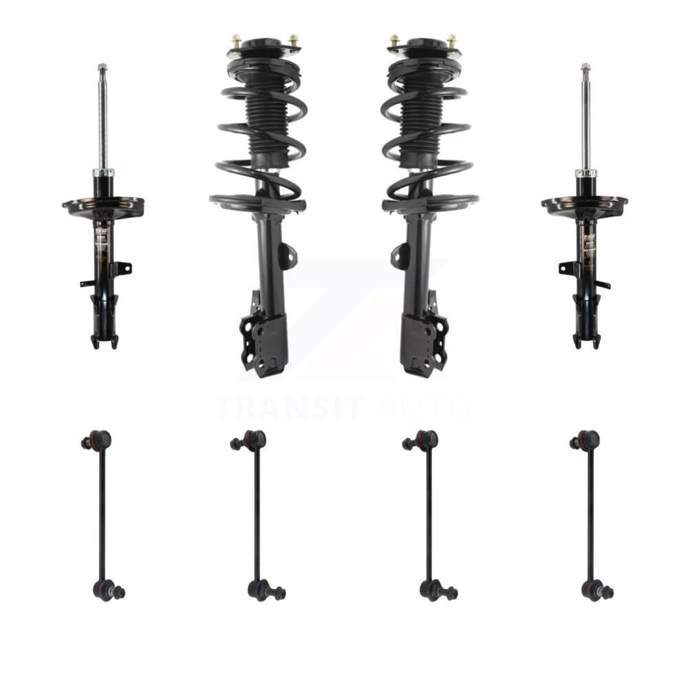 Transit Auto - KSS-107698 - Front and Rear Suspension Strut and Coil Spring Assembly Kits image 1