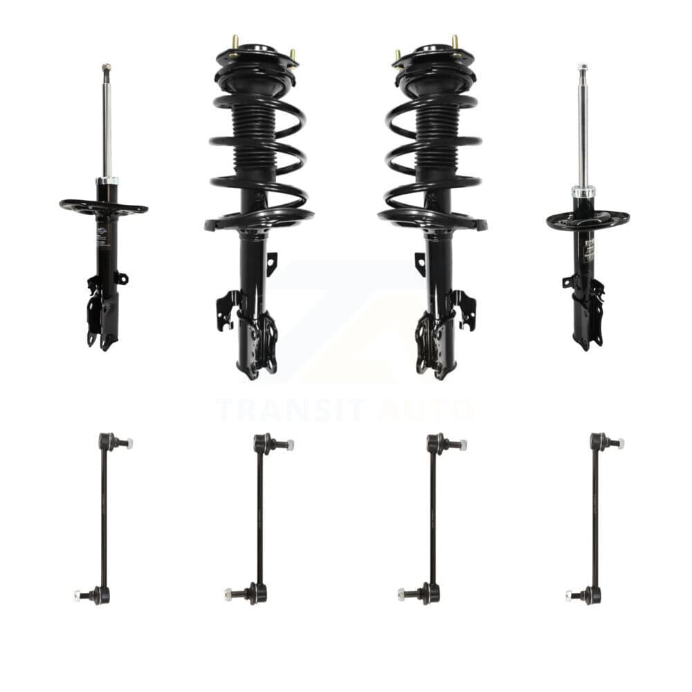 Transit Auto - KSS-107712 - Front and Rear Suspension Strut and Coil Spring Assembly Kits image 1