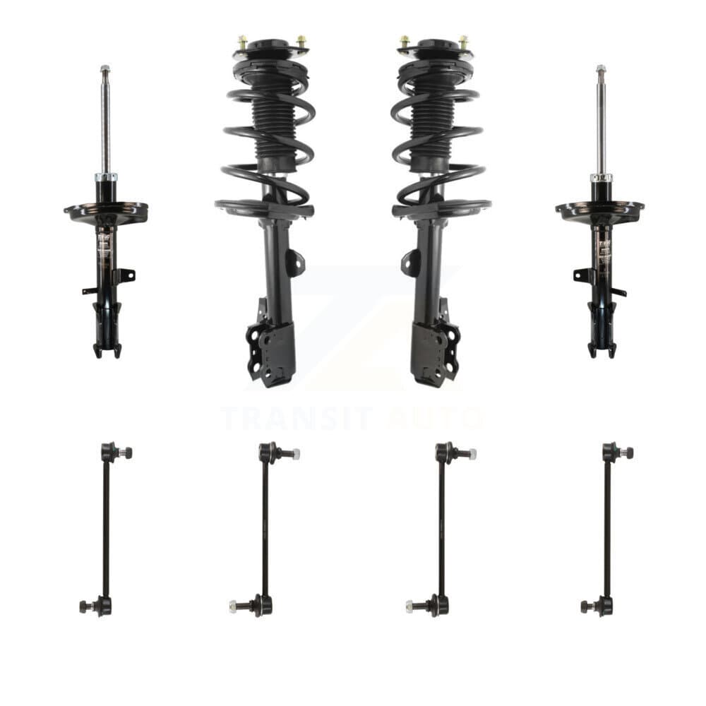 Transit Auto - KSS-107713 - Front and Rear Suspension Strut and Coil Spring Assembly Kits image 1