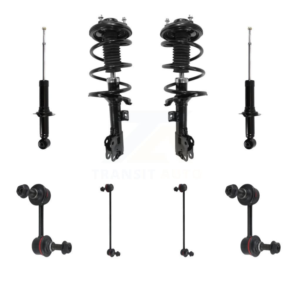 Transit Auto - KSS-107720 - Front and Rear Suspension Strut and Coil Spring Assembly Kits image 1