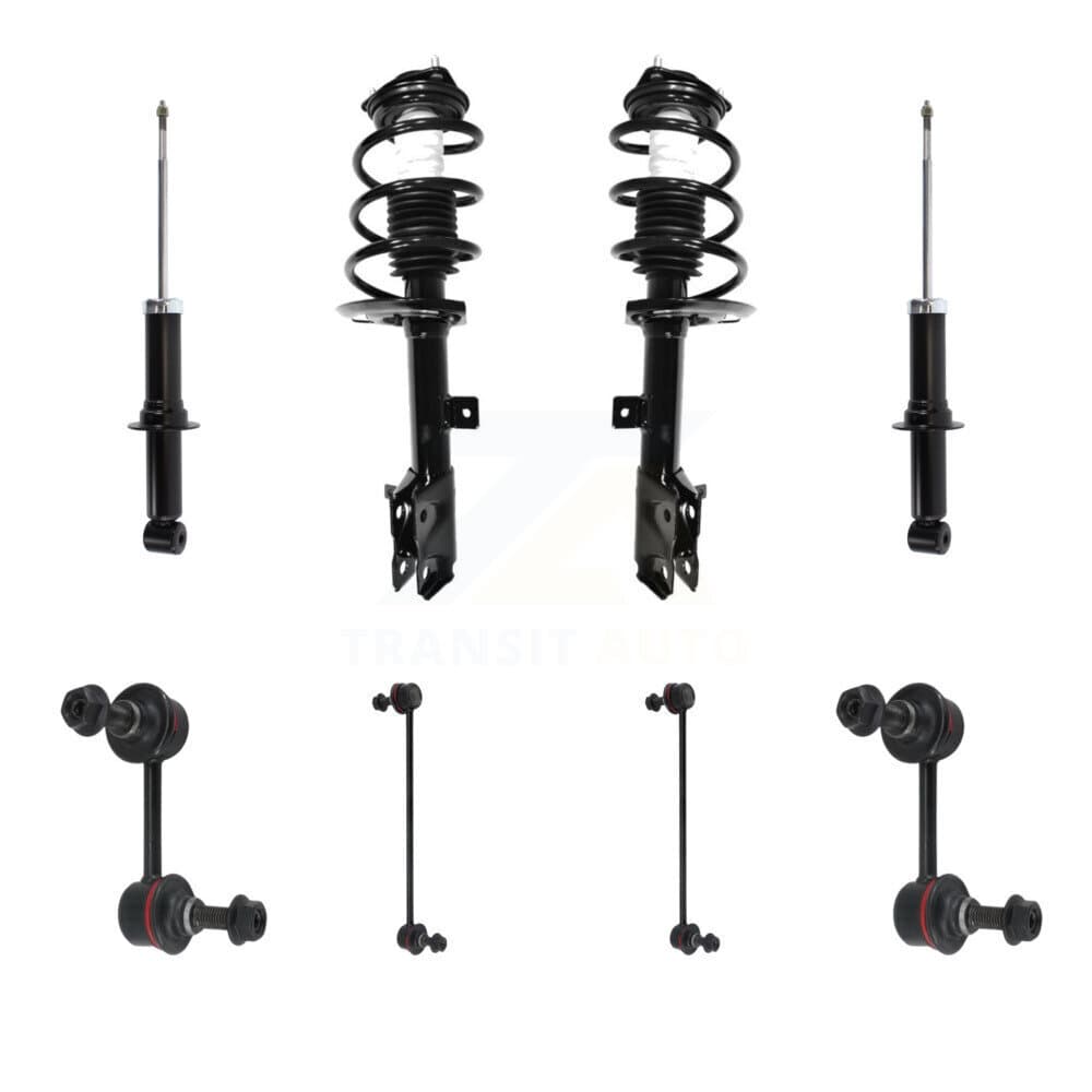 Transit Auto - KSS-107724 - Front and Rear Suspension Strut and Coil Spring Assembly Kits image 1