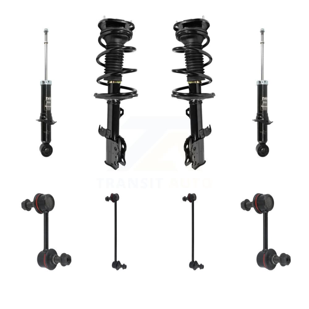Transit Auto - KSS-107726 - Front and Rear Suspension Strut and Coil Spring Assembly Kits image 1