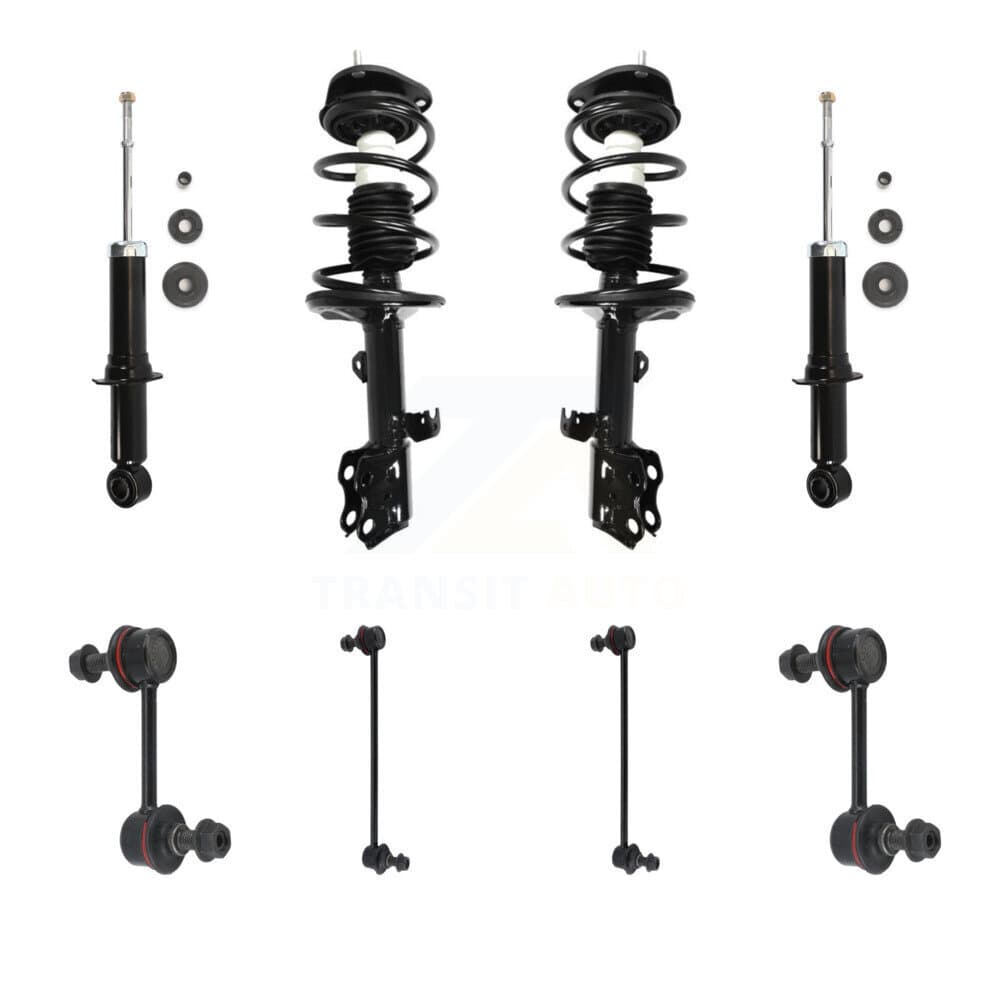 Transit Auto - KSS-107727 - Front and Rear Suspension Strut and Coil Spring Assembly Kits image 1