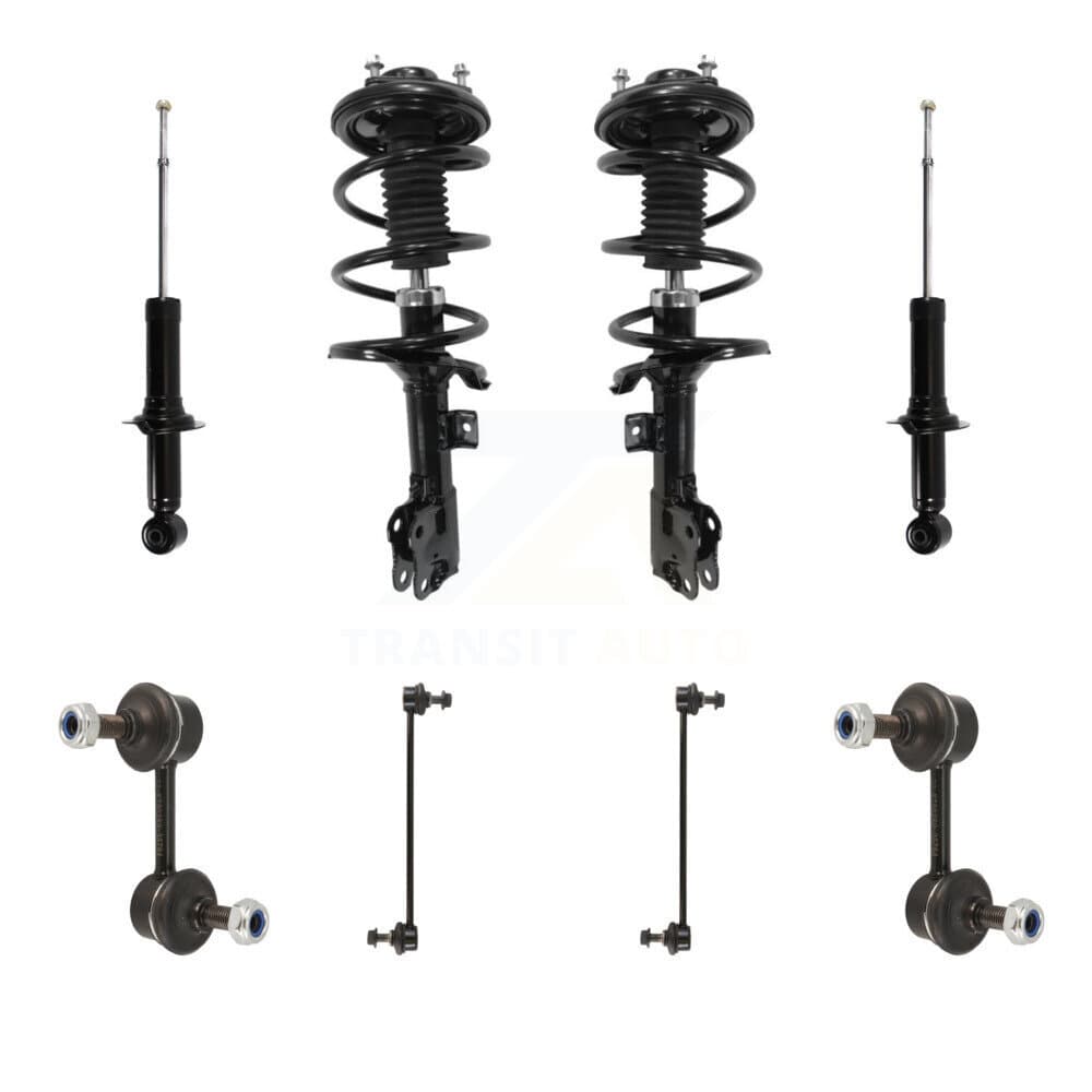 Transit Auto - KSS-107734 - Front and Rear Suspension Strut and Coil Spring Assembly Kits image 1