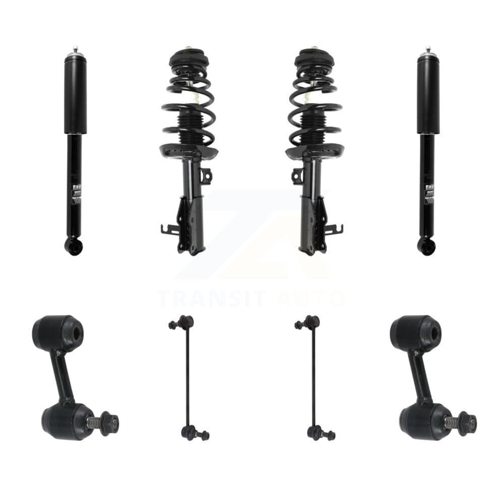 Transit Auto - KSS-107740 - Front and Rear Suspension Strut and Coil Spring Assembly Kits image 1
