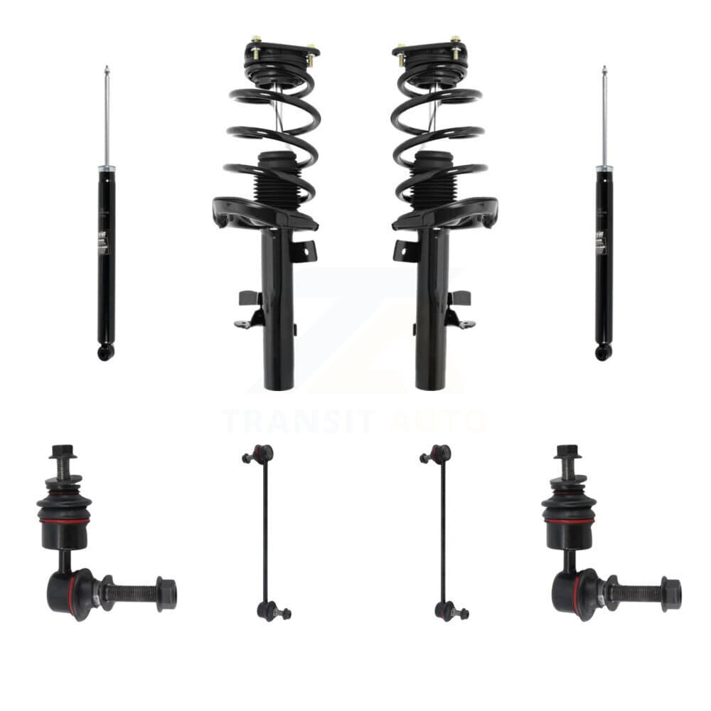 Transit Auto - KSS-107742 - Front and Rear Suspension Strut and Coil Spring Assembly Kits image 1