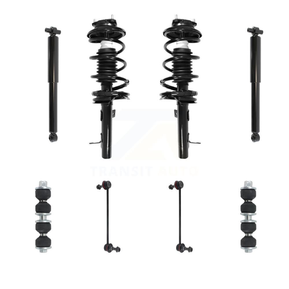 Transit Auto - KSS-107746 - Front and Rear Suspension Strut and Coil Spring Assembly Kits image 1