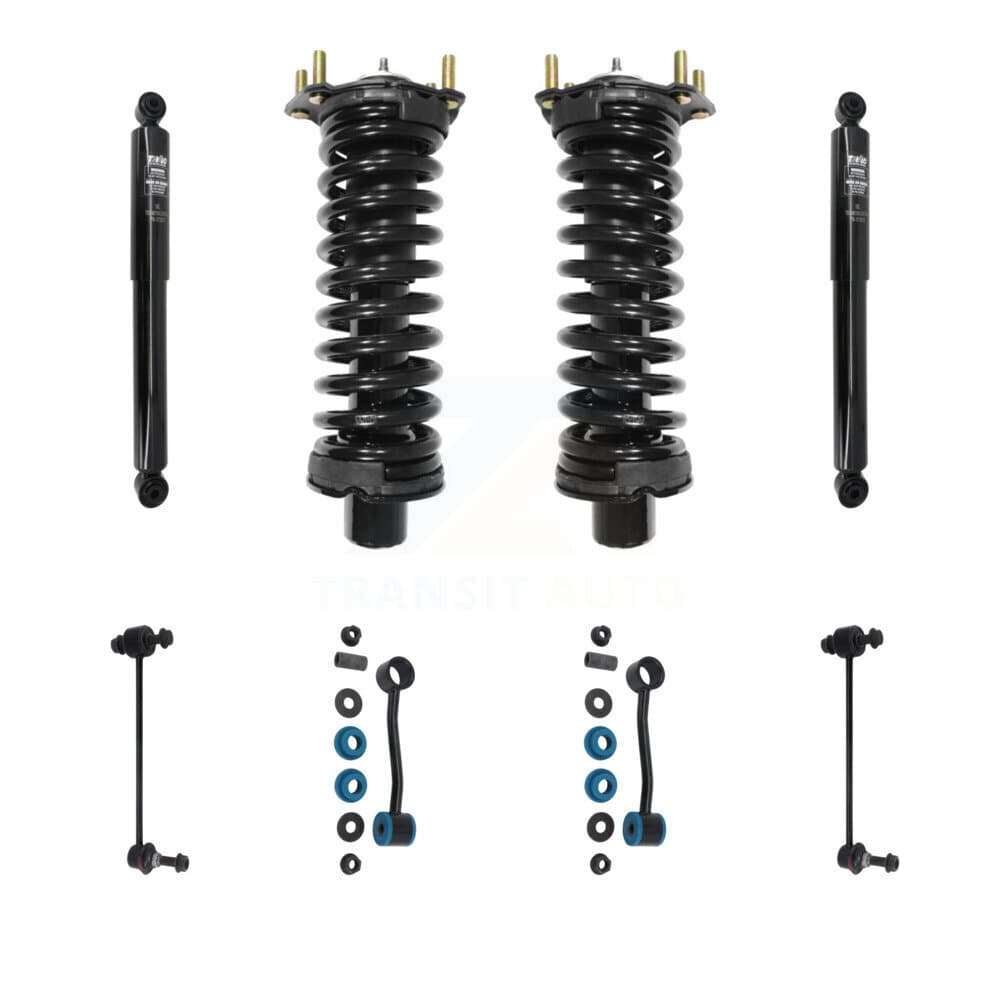 Transit Auto - KSS-107767 - Front and Rear Suspension Strut and Coil Spring Assembly Kits image 1