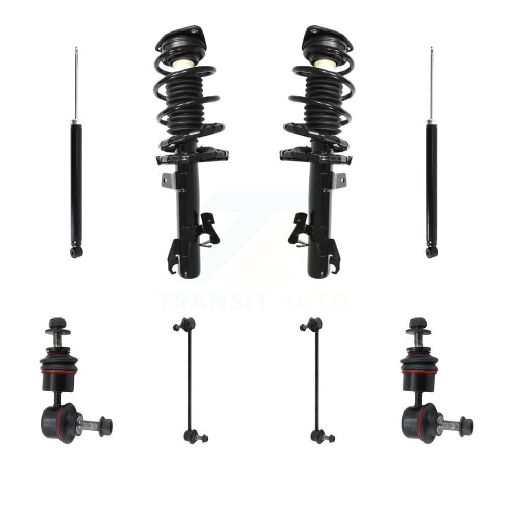Transit Auto - KSS-107774 - Front and Rear Suspension Strut and Coil Spring Assembly Kits image 1