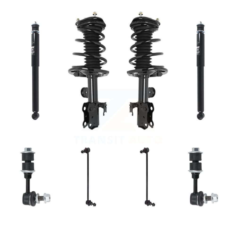Transit Auto - KSS-107778 - Front and Rear Suspension Strut and Coil Spring Assembly Kits image 1