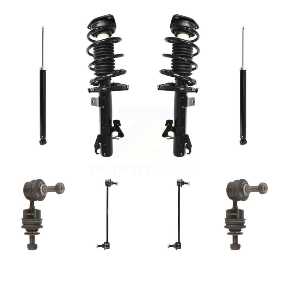 Transit Auto - KSS-107793 - Front and Rear Suspension Strut and Coil Spring Assembly Kits image 1