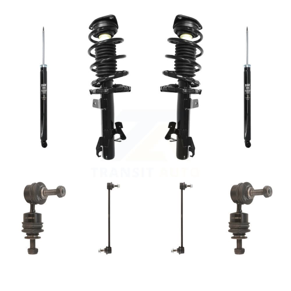 Transit Auto - KSS-107804 - Front and Rear Suspension Strut and Coil Spring Assembly Kits image 1