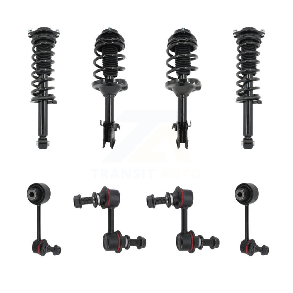 Transit Auto - KSS-107807 - Front and Rear Suspension Strut and Coil Spring Assembly Kits image 1