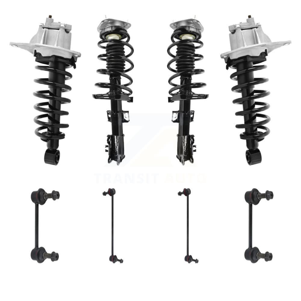 Transit Auto - KSS-107845 - Front and Rear Suspension Strut and Coil Spring Assembly Kits image 1