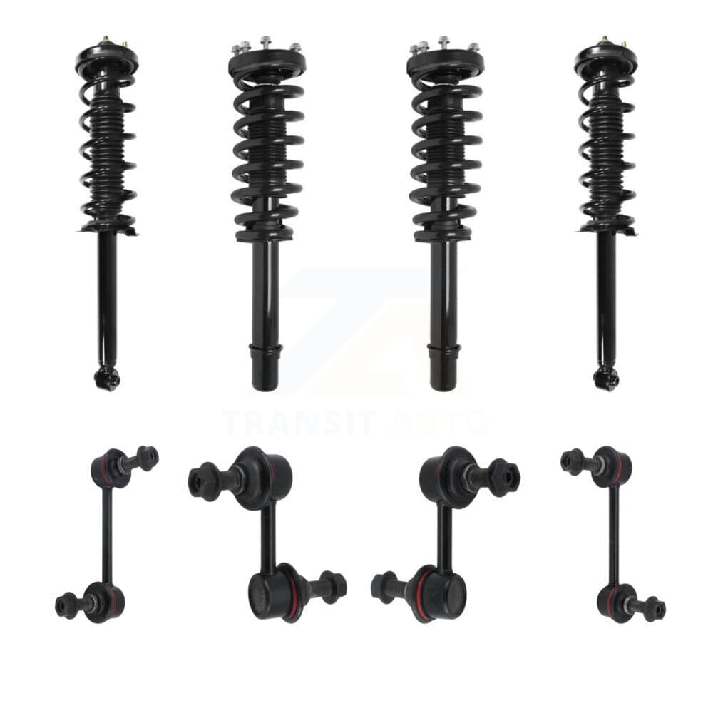Transit Auto - KSS-107979 - Front and Rear Suspension Strut and Coil Spring Assembly Kits image 1