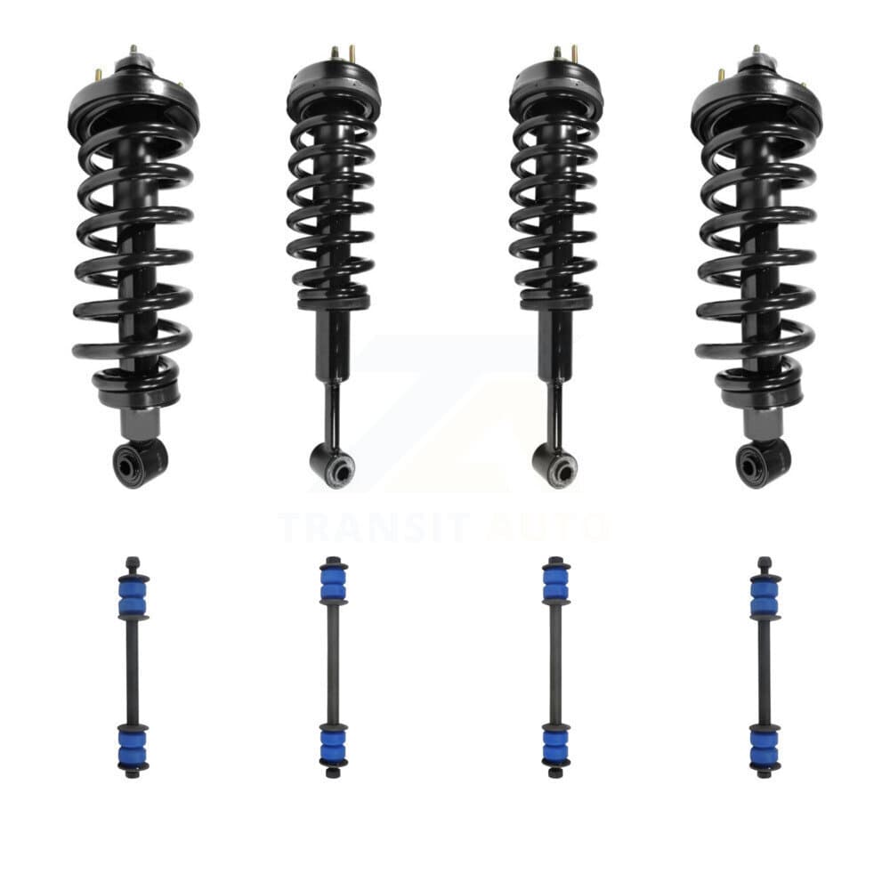 Transit Auto - KSS-107980 - Front and Rear Suspension Strut and Coil Spring Assembly Kits image 1