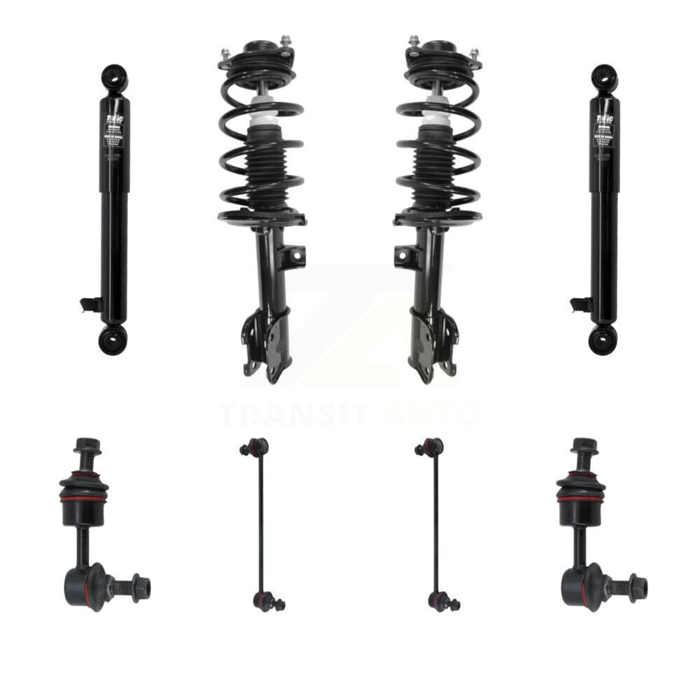 Transit Auto - KSS-108335 - Front and Rear Suspension Strut and Coil Spring Assembly Kits image 1