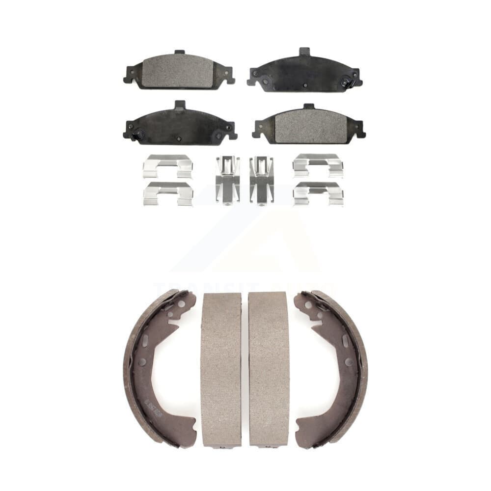 Transit Auto - KTN-100140 - Front and Rear Disc Brake Pad Kits image 1