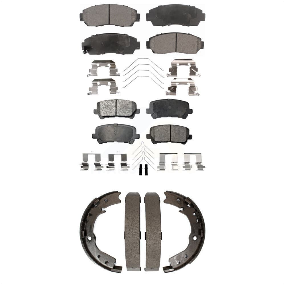 Transit Auto - KTN-100560 - Front and Rear Disc Brake Pad Kits image 1