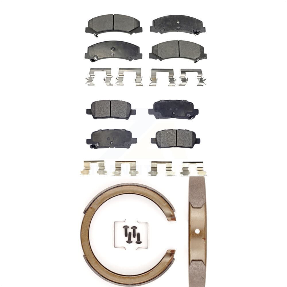Transit Auto - KTN-100598 - Front and Rear Disc Brake Pad Kits image 1