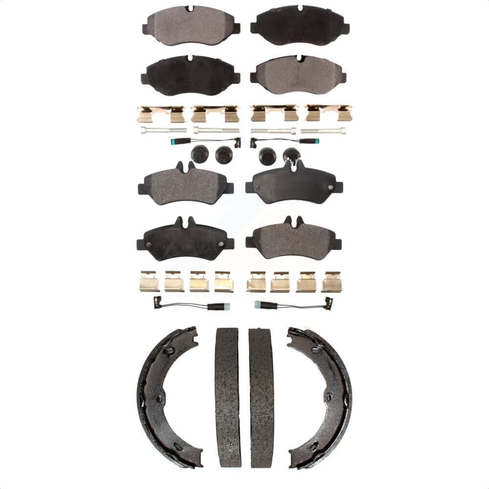 Transit Auto - KTN-100612 - Front and Rear Disc Brake Pad Kits image 1