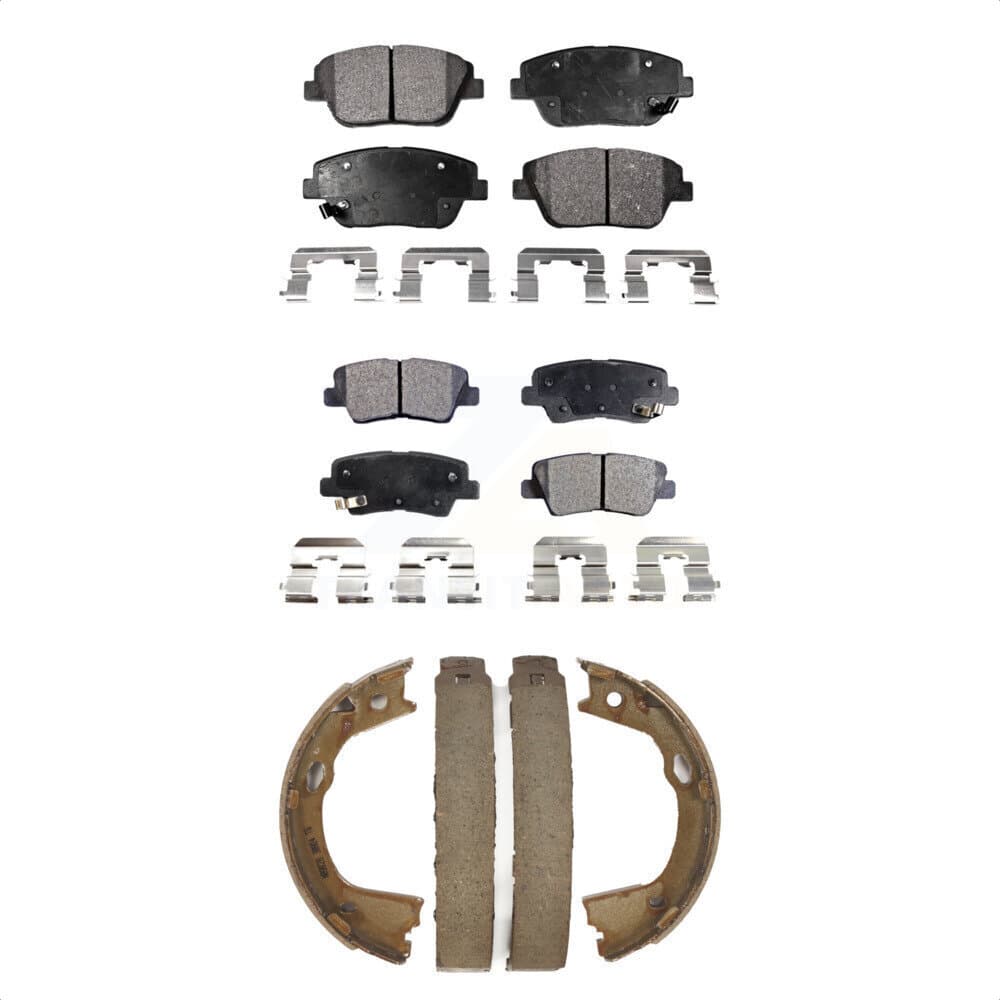 Transit Auto - KTN-100627 - Front and Rear Disc Brake Pad Kits image 1