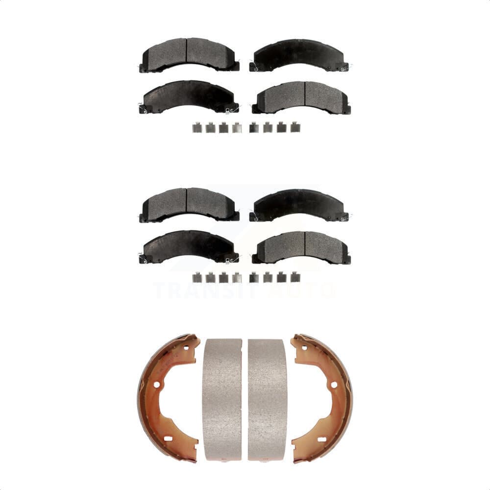Transit Auto - KTN-100632 - Front and Rear Disc Brake Pad Kits image 1
