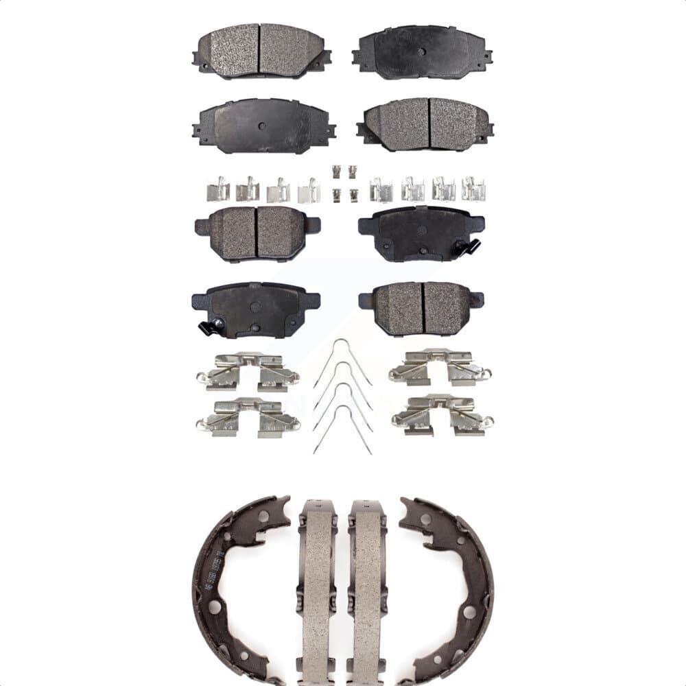 Transit Auto - KTN-100651 - Front and Rear Disc Brake Pad Kits image 1