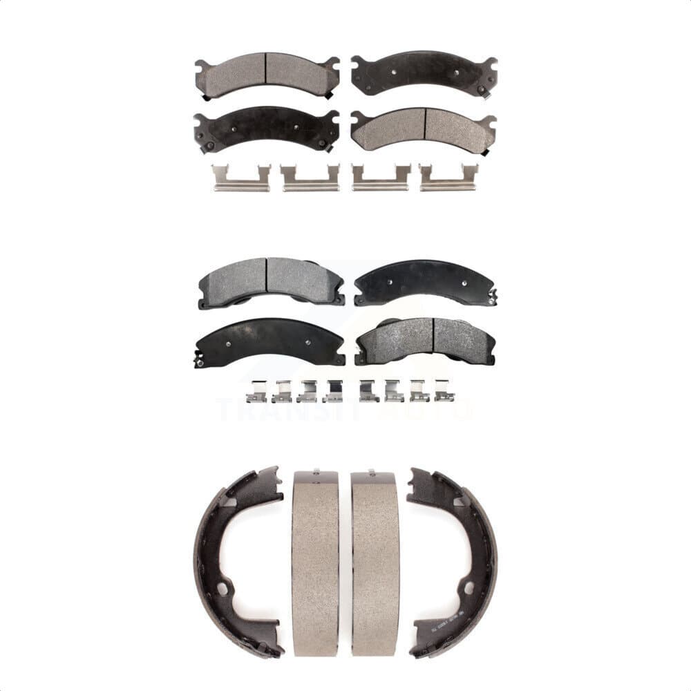 Transit Auto - KTN-100722 - Front and Rear Disc Brake Pad Kits image 1