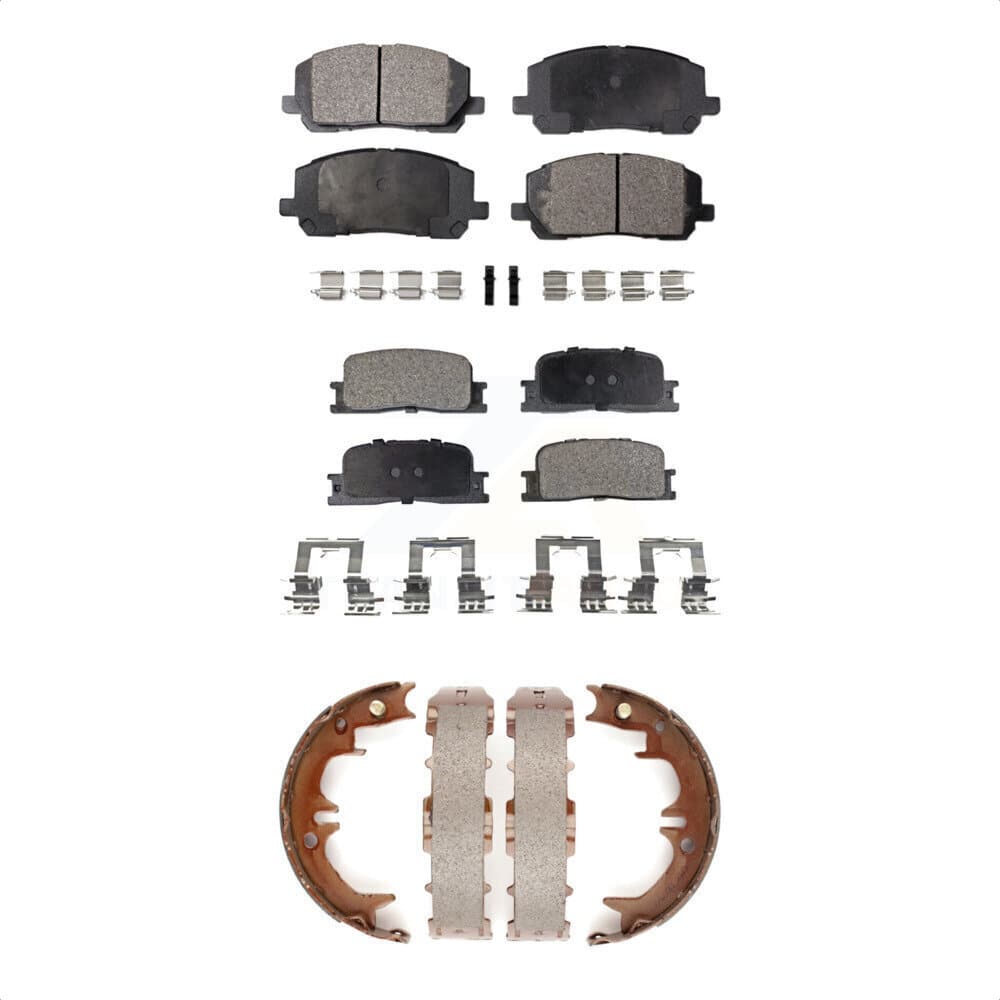 Transit Auto - KTN-100742 - Front and Rear Disc Brake Pad Kits image 1
