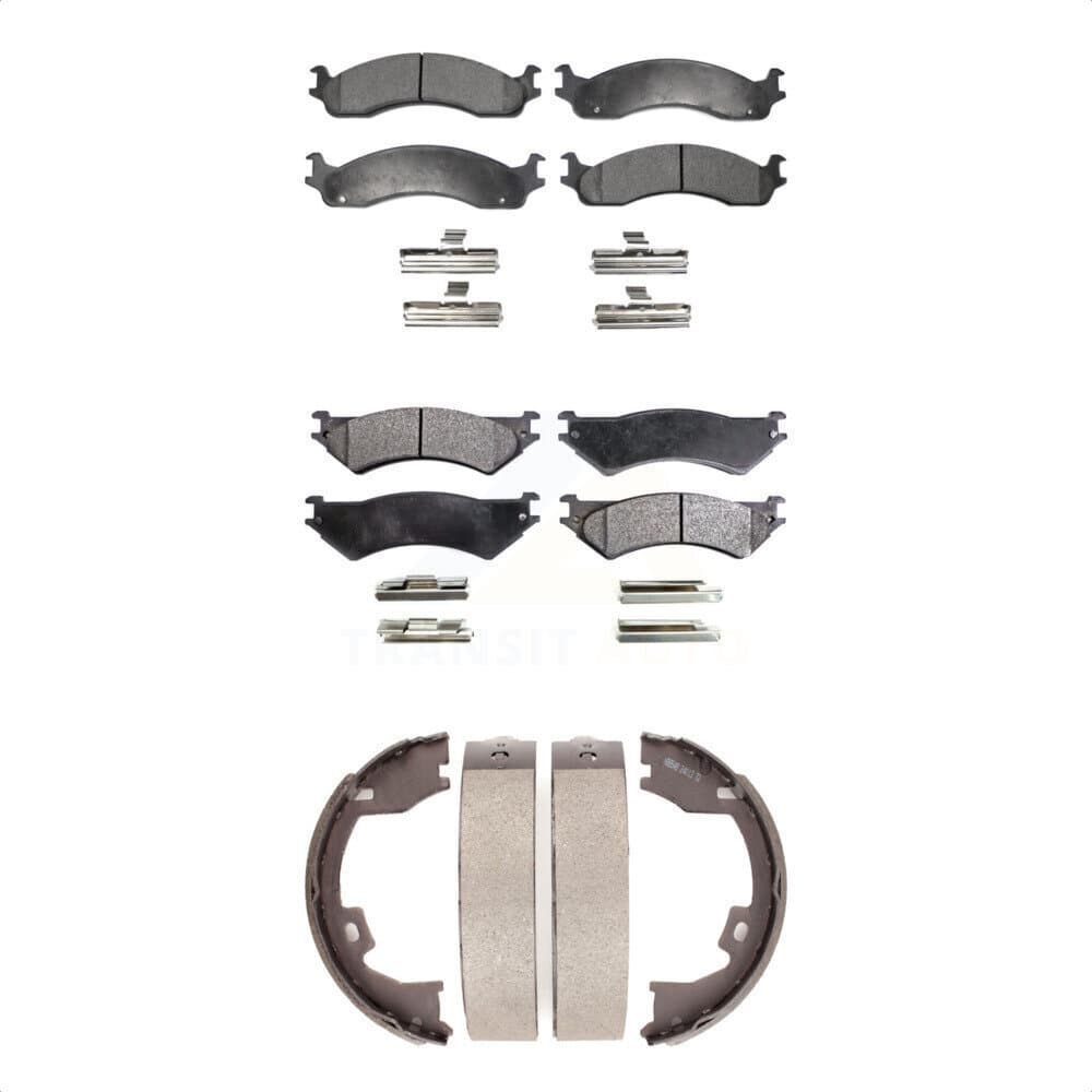 Transit Auto - KTN-100756 - Front and Rear Disc Brake Pad Kits image 1