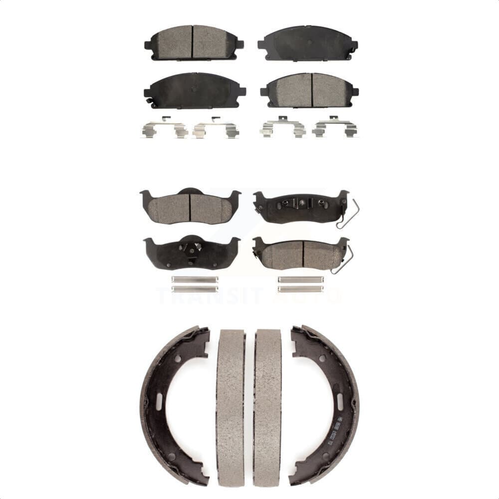 Transit Auto - KTN-100801 - Front and Rear Disc Brake Pad Kits image 1