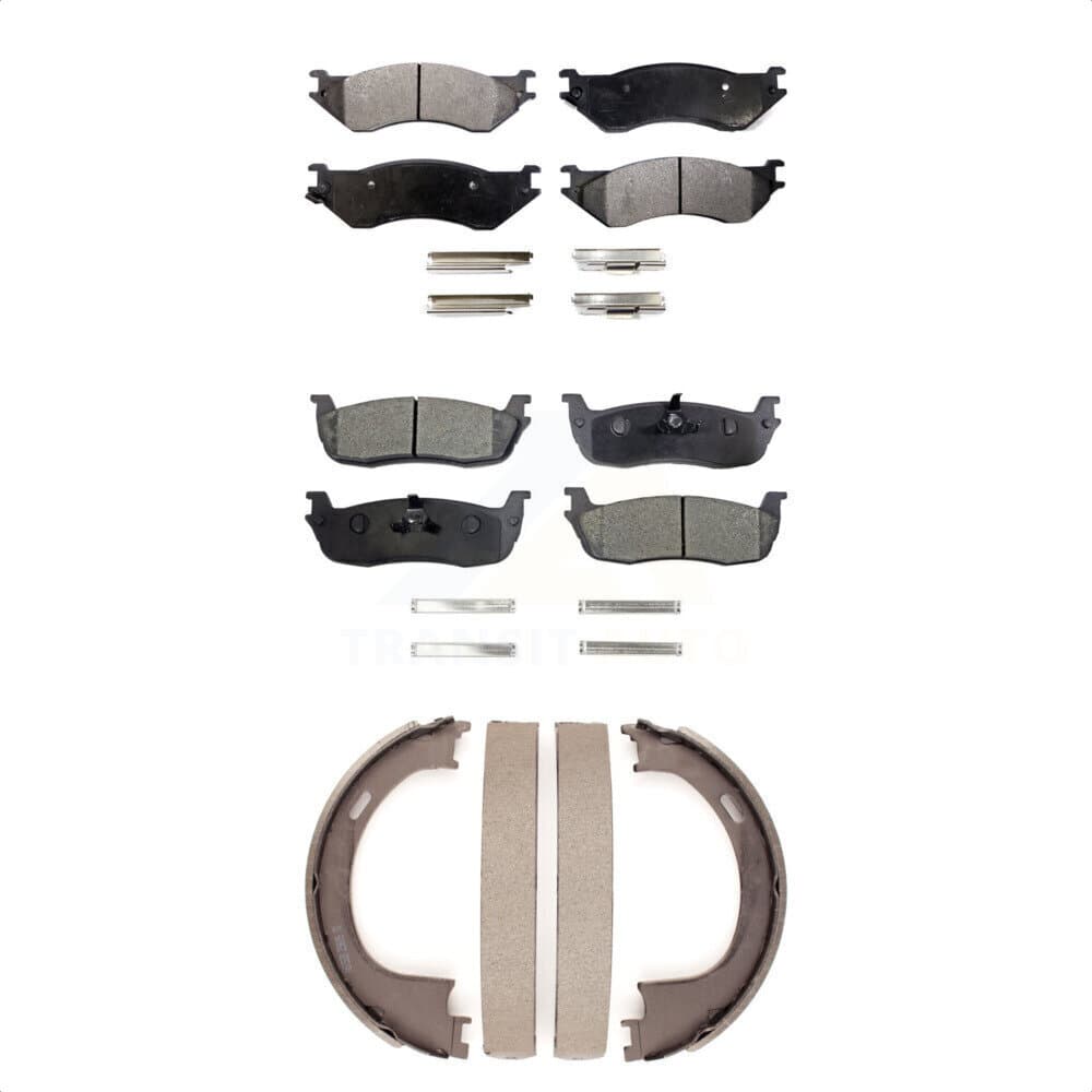 Transit Auto - KTN-100805 - Front and Rear Disc Brake Pad Kits image 1