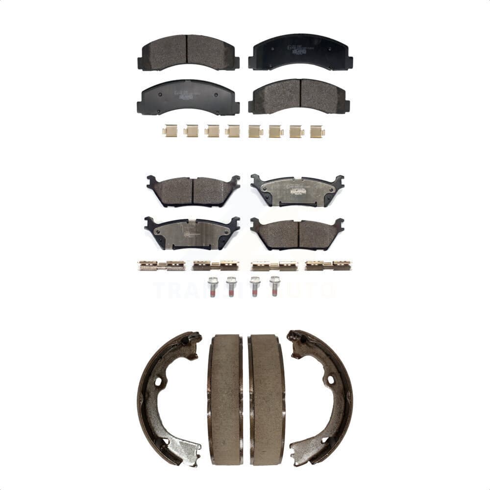 Transit Auto - KTN-100918 - Front and Rear Disc Brake Pad Kits image 1