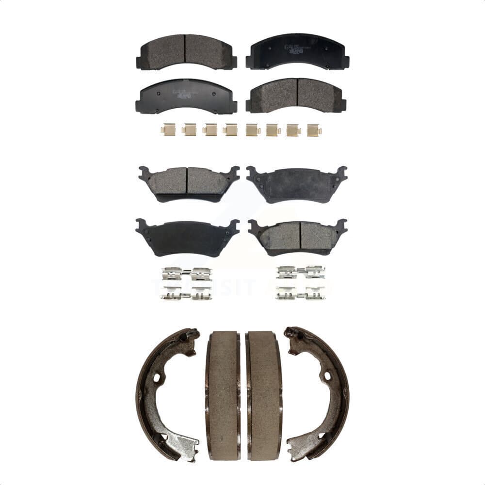 Transit Auto - KTN-100919 - Front and Rear Disc Brake Pad Kits image 1