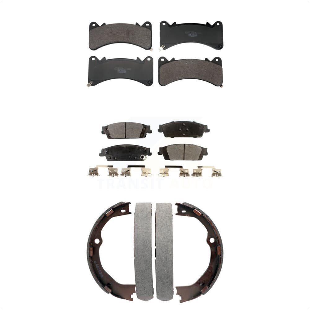 Transit Auto - KTN-100938 - Front and Rear Disc Brake Pad Kits image 1