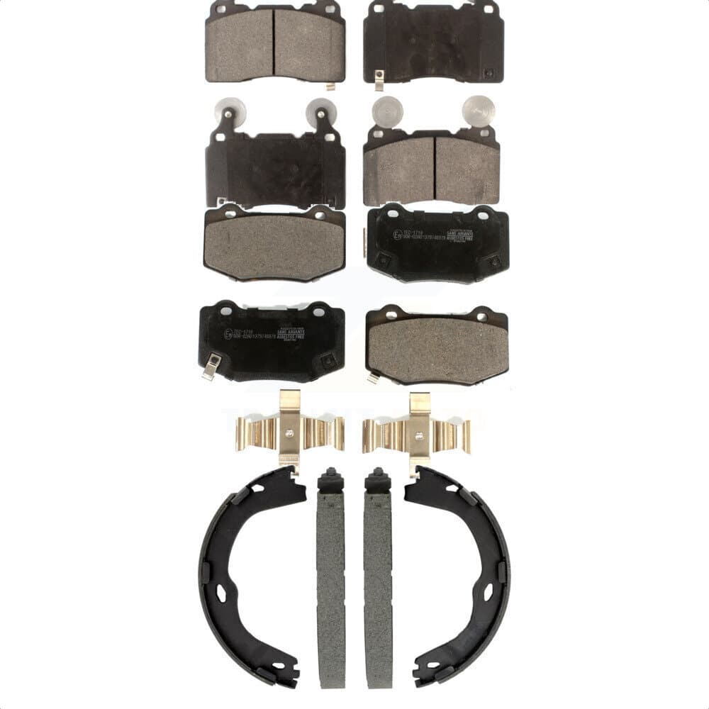 Transit Auto - KTN-100942 - Front and Rear Disc Brake Pad Kits image 1