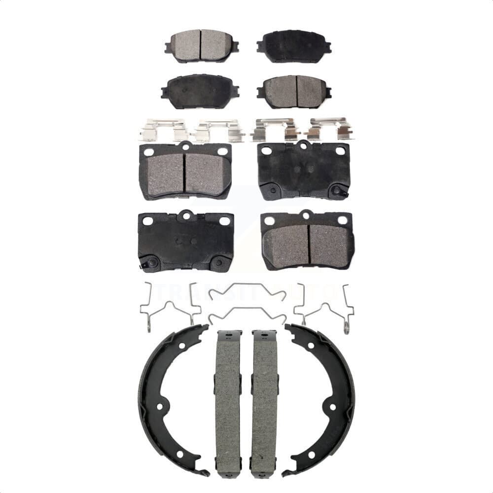 Transit Auto - KTN-101018 - Front and Rear Disc Brake Pad Kits image 1