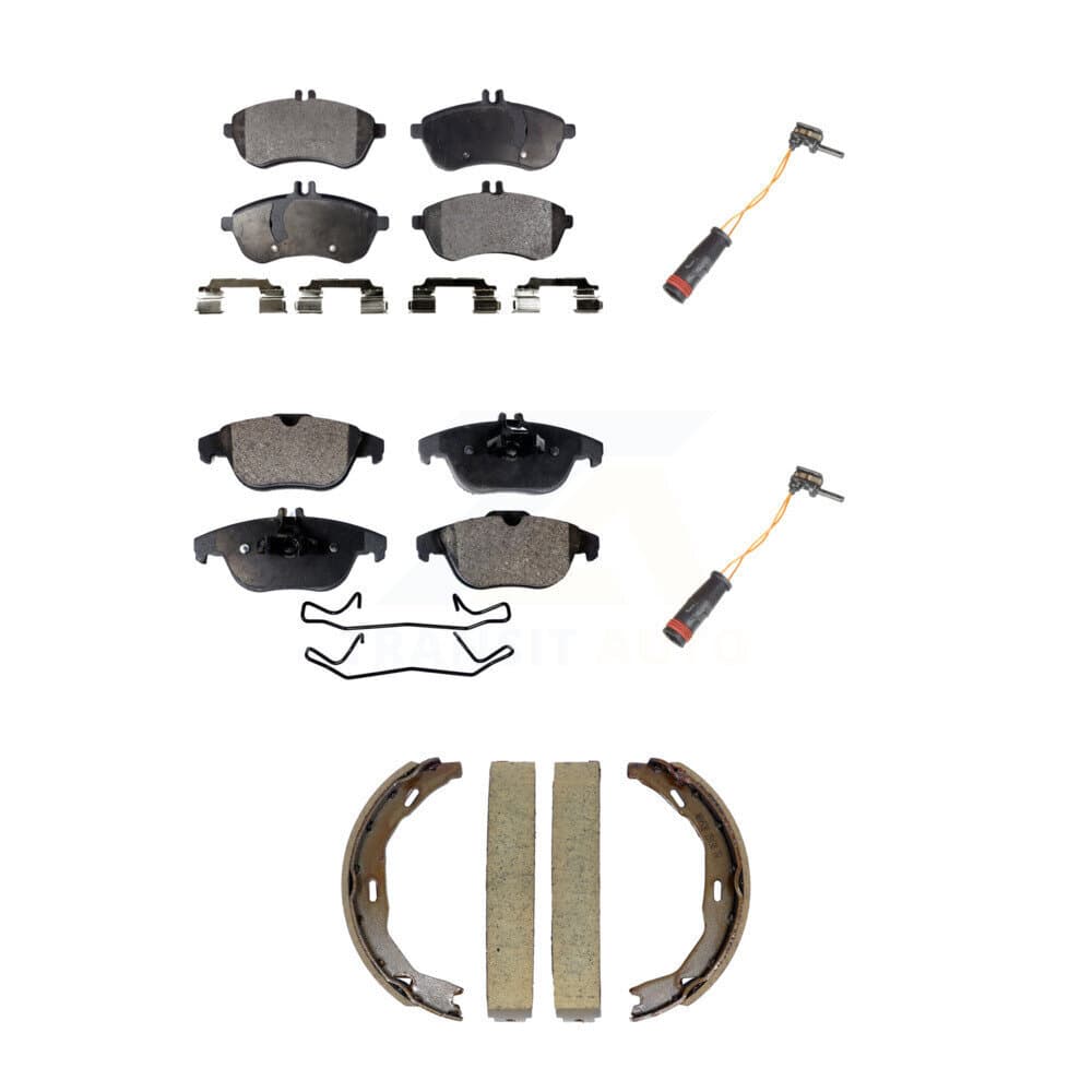TEC - KTW-101792 - Front and Rear Disc Brake Pad Kits image 1